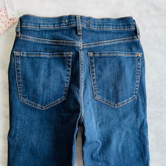 Free People Busted Skinny Jeans 27 Dark Distressed New Fall Winter - Picture 6 of 7